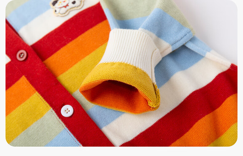 Dudu Kids Knitted Cardigan Spring Baby Sweater Casual Girls Long Sleeve Top Boys Jacket Spring Pink 100cm 28