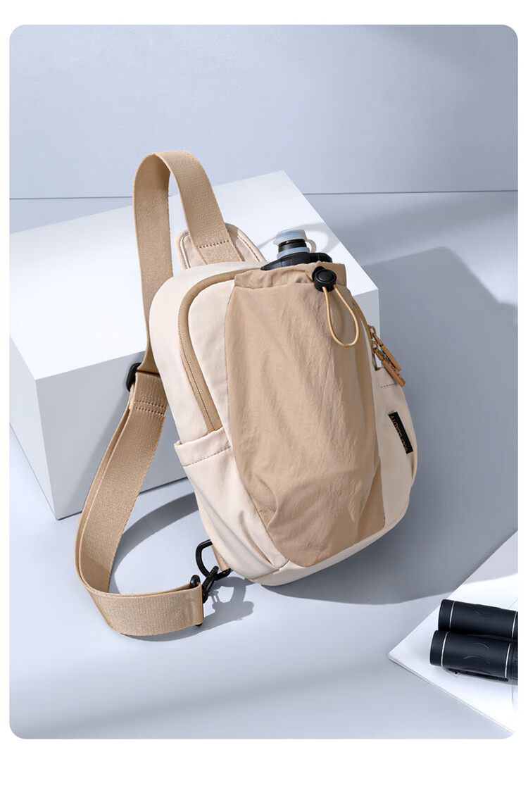 GOLF Casual Shoulder Crossbody Bag Unisex Lightweight Cycling Chest Bag Outdoor Hiking Water Bottle Holder Commuter iPad Phone Backpack 13