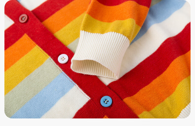 Dudu Kids Knitted Cardigan Spring Baby Sweater Casual Girls Long Sleeve Top Boys Jacket Spring Pink 100cm 27