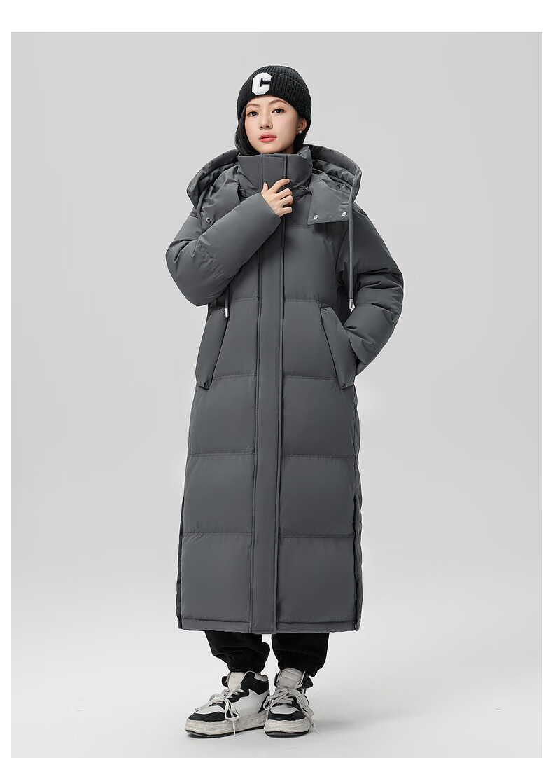 Snow Flying Women's Extended Down Jacket Fashion Thickened Cold-Resistant High Fill Power 11