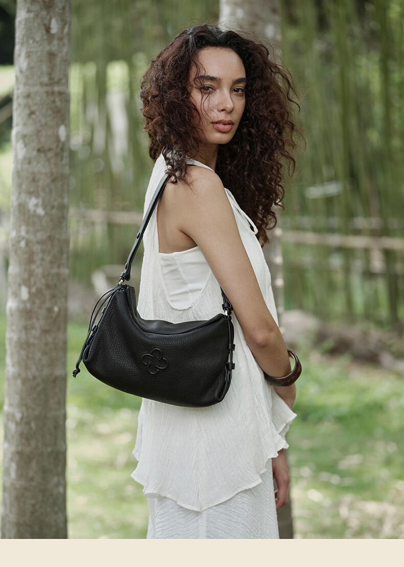 CASSILE Women's Handbag, Underarm Bag, Lambskin Commuter Light Luxury Hobo Bag, Light Luxury Tote Bag, 520 Gift 23