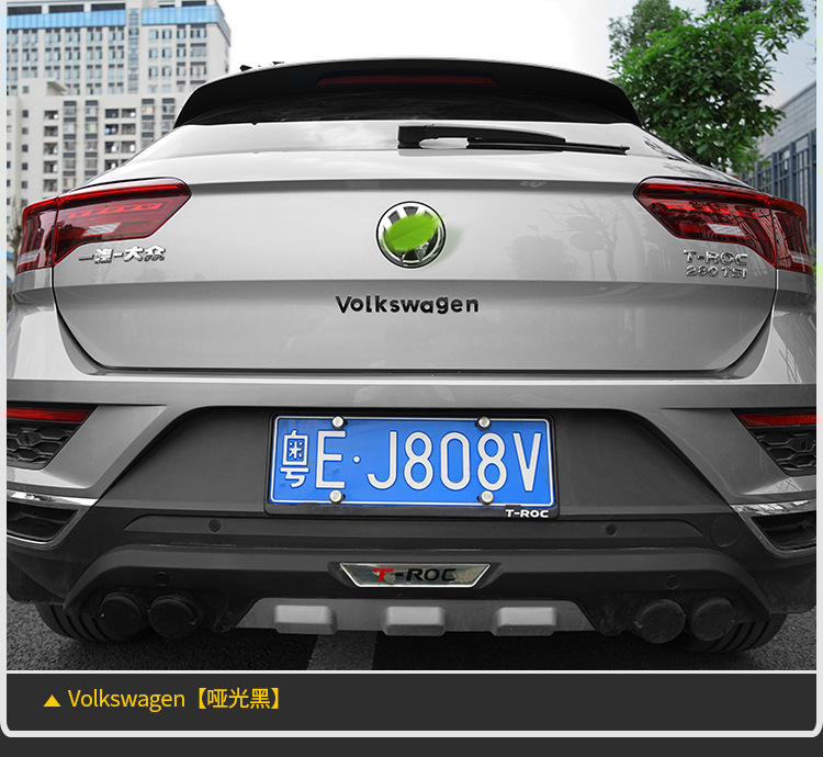 点缤 探歌字母贴标探歌改装 大众探歌t-roc英文标尾标大众个性装饰