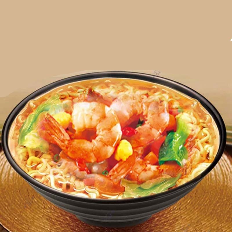 今麦郎一袋半鲜虾鱼板面126g24包袋装超大泡面整箱海鲜方便面【图片