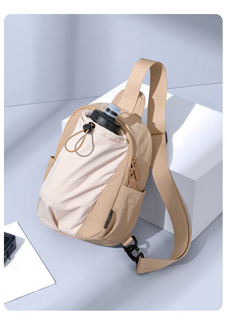 GOLF Casual Shoulder Crossbody Bag Unisex Lightweight Cycling Chest Bag Outdoor Hiking Water Bottle Holder Commuter iPad Phone Backpack 10