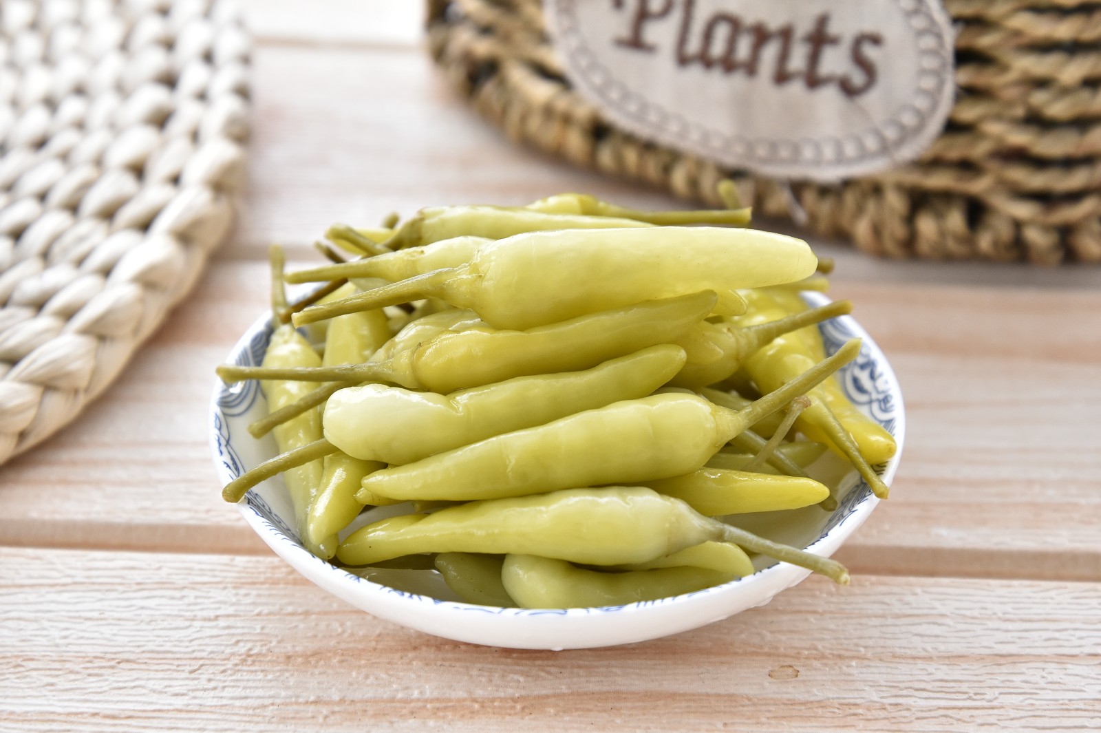 广西特产 百色靖西 靖茂野山椒酸辣泡椒 720g瓶装 泡菜泡凤爪调料