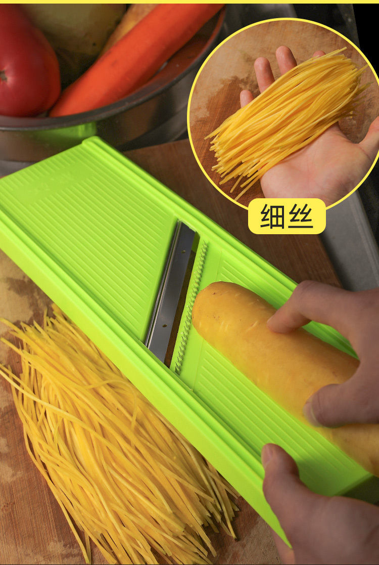 土豆丝刨丝器饭店用细丝龙江切丝器商用多功能切菜神器土豆擦丝器 只