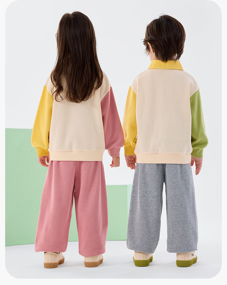 Dudu Kids Cartoon Spring Outfit Boys Sweatshirt and Pants Girls Two-Piece Set Top and Long Pants Green Size 80 9