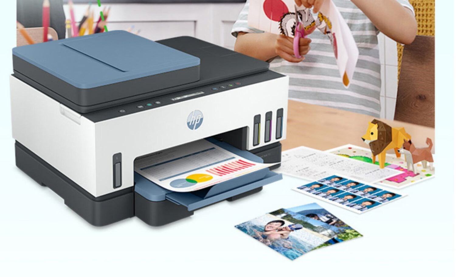 惠普(hp) tank755双面自动打印机彩色无线家用小型打印机复印一体机