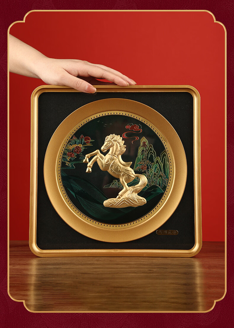 Shan Feng Shan Shui Qian Li Jiang Shan Tu Office Feng Shui Ornament Opening Gift for Teacher Living Room Study Decorative Painting Special Gift 4