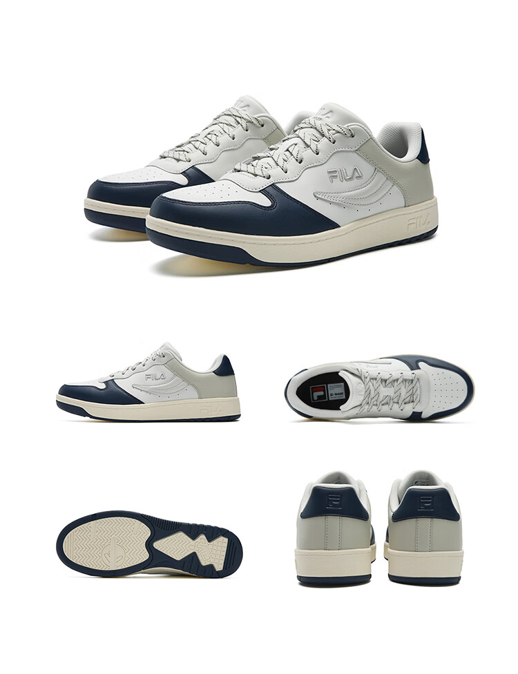 FILA Official FX-100 Men's Skate Shoes White Casual Business Minimalist Sneakers Sports Shoes 17
