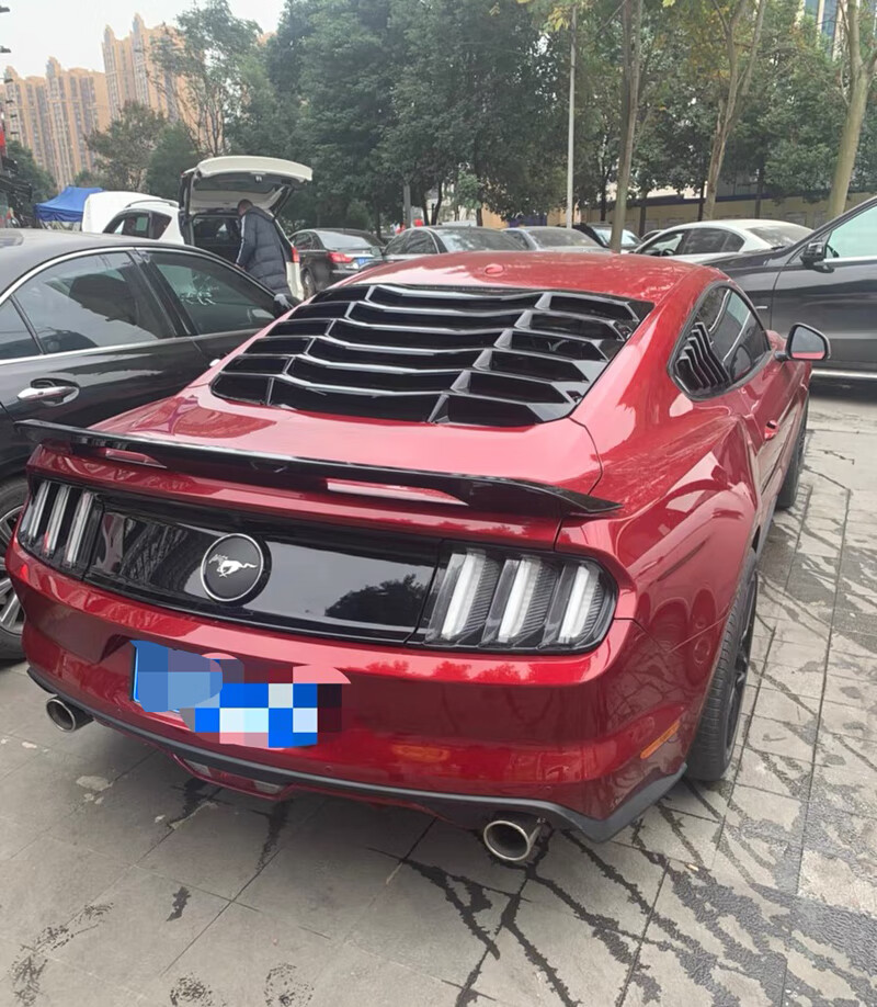 福特野马改装尾翼适用于改装15-21款mustang中美规gt500运动碳纤免