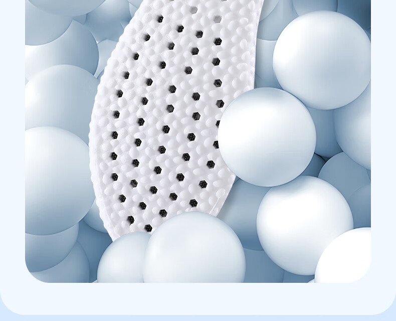 Bonnie Family 2-Pair Men's High-Elastic Shock-Absorbing Antibacterial Deodorizing Sports Insoles for Long Standing Military Training Summer Use 5