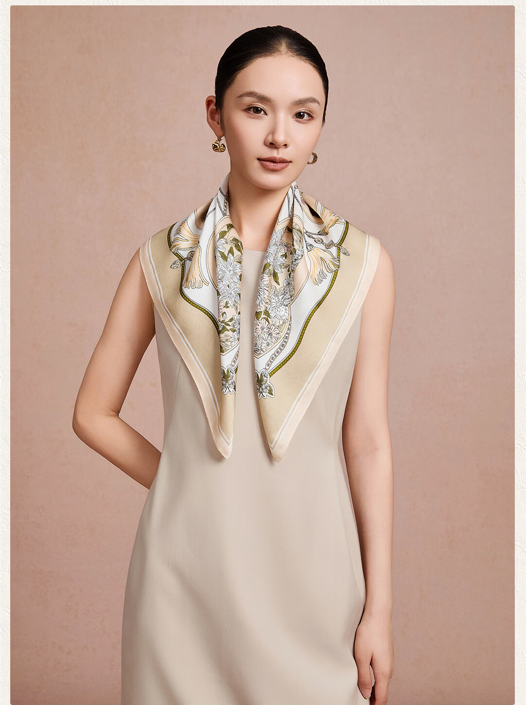 Shanghai Story 100% Mulberry Silk Scarf Gift Box for Mom Elders Ladies Friends New Year Birthday Gift Wrap Scarf 4