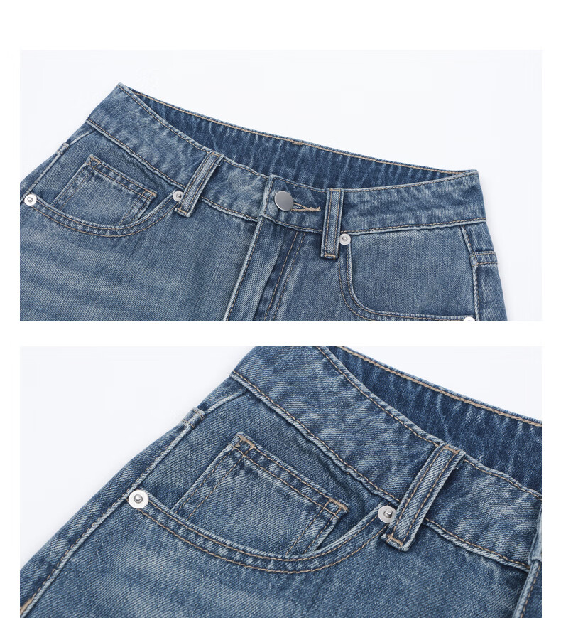 TonLion 2026 Spring Summer Women's Denim Pants Floral Tassel Design Straight Wide-Leg Trousers Fashion Versatile 14