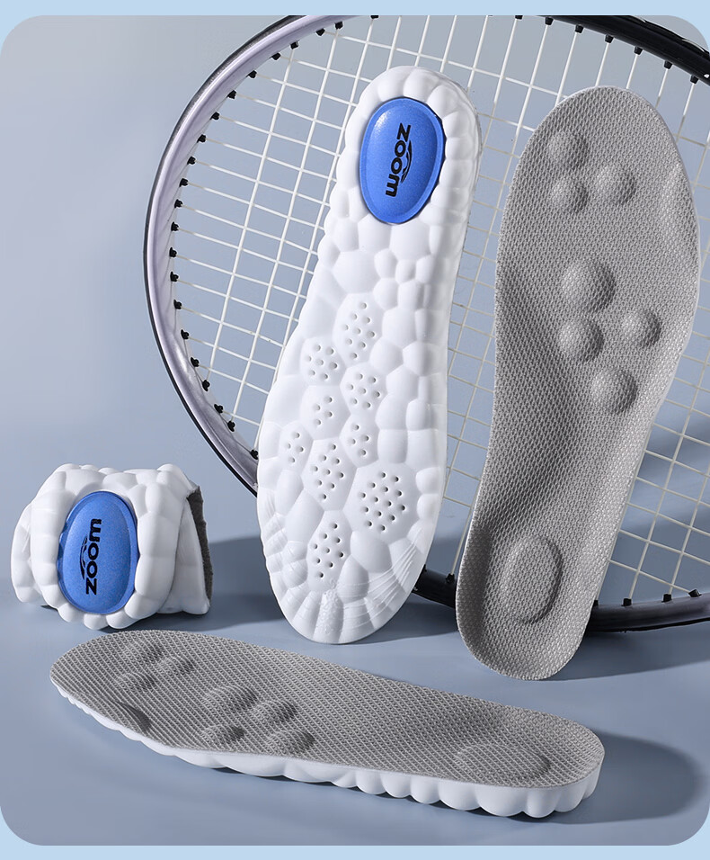 3515 Men's Sports Insoles Soft Cushion Shock Absorption Long-Standing Military Training Sweat-Absorbent Breathable Antibacterial Odor-Resistant Summer 13