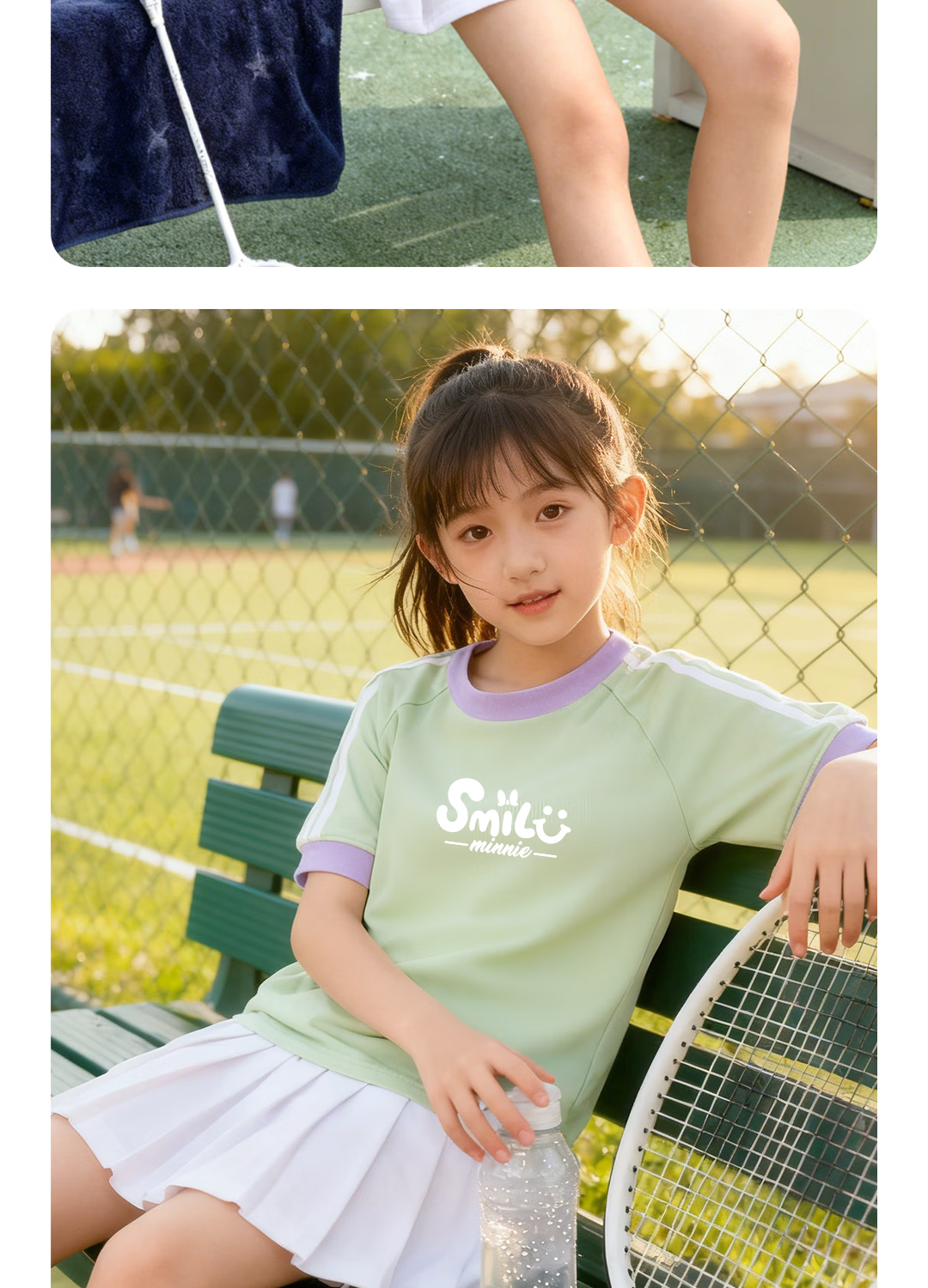 Disney Girls' Sportswear Set 2026 Summer New Breathable Comfortable Versatile Cute Girls' Clothing 15
