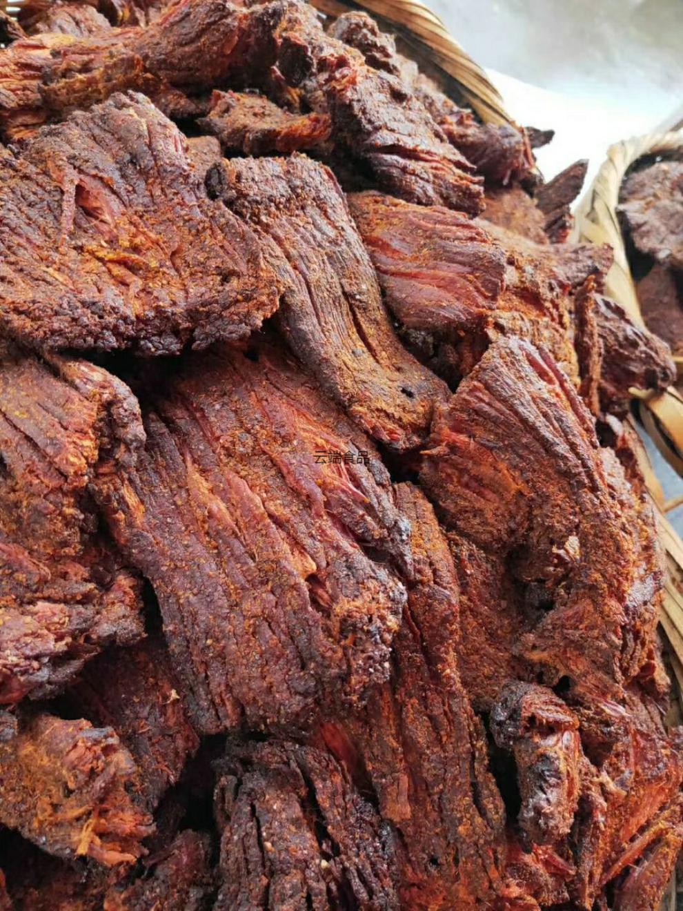 橙伯乐云南特产临沧沧源火烧香酥牛干巴世界佤乡牛肉干丝100200克装