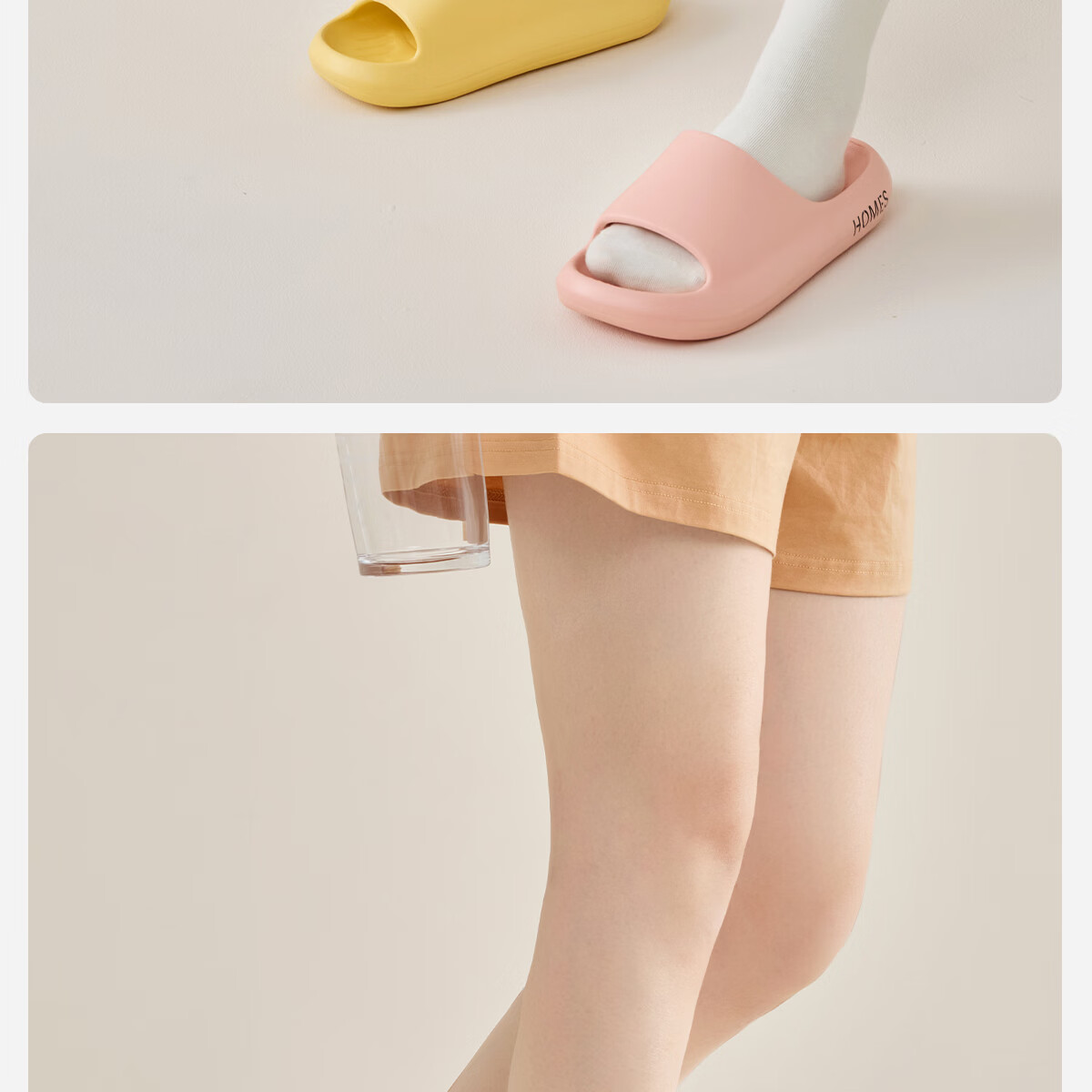 Soft Cooling Slippers for Women Summer Non-Slip Indoor EVA Bathroom Shower Thick Sole Couple Anti-Odor Slippers for Men 5