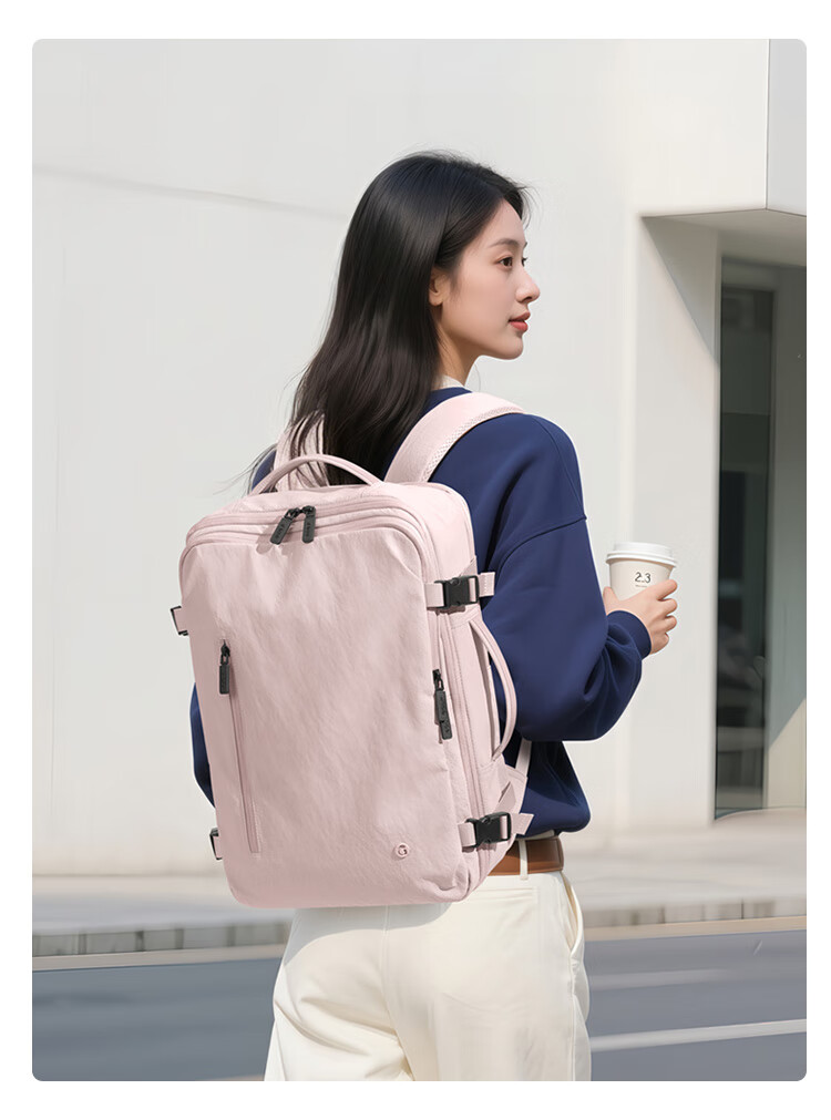 GOLF Women's Lightweight Travel Backpack 16-inch Laptop Bag Multi-Compartment Business Bag Valentine's Day Gift 18