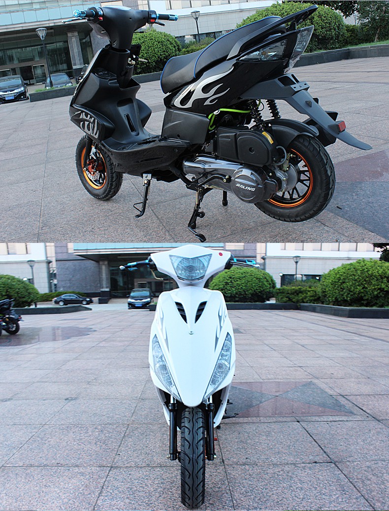 鬼火一代踏板车125cc摩托车鬼火踏板车125摩托车燃油踏板助力125踏板