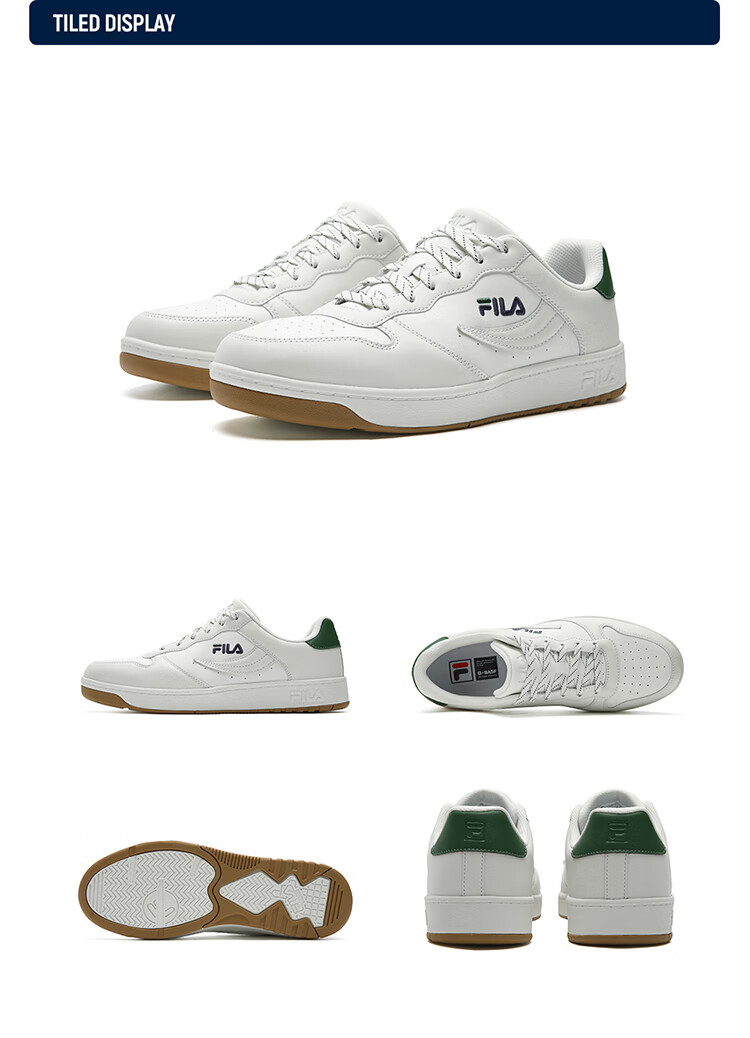 FILA Official FX-100 Men's Skate Shoes White Casual Business Minimalist Sneakers Sports Shoes 16