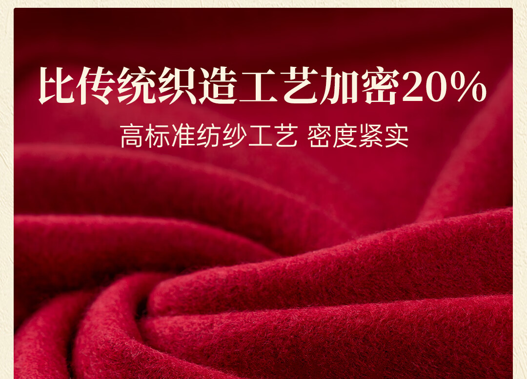 Shanghai Story Red Wool Embroidered Large Shawl Scarf New Year Birthday Gift for Elders Mom Zodiac Year of the Horse Women 2