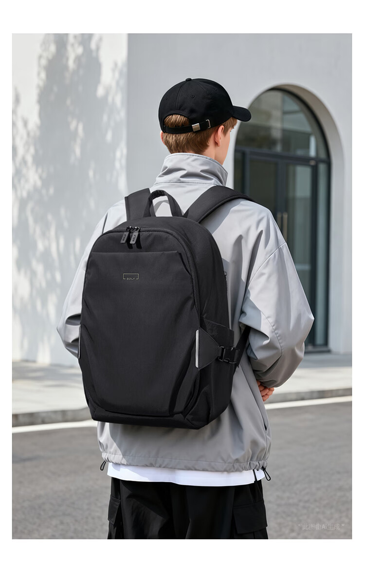 GOLF Lightweight Unisex Backpack Travel Bag Fashion Student School Bag 16-inch Laptop Bag Women's Day Gift 11