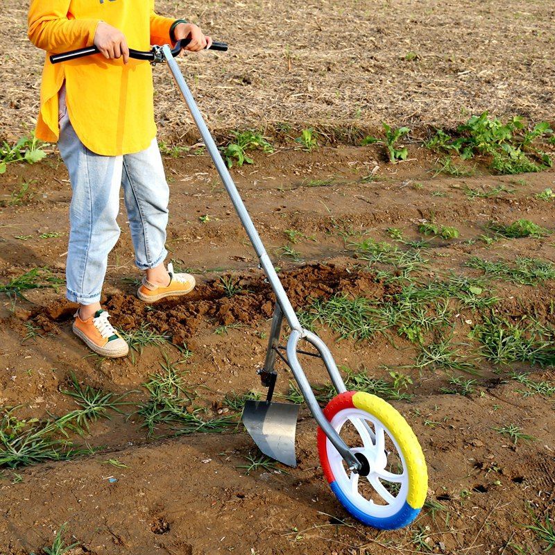 除草神器工具農用鋤草鋤頭翻地鬆土翻土機耕地犁地起壟開溝機小型耘鋤