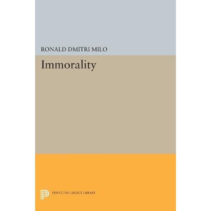 按需印刷Immorality[9780691612430]