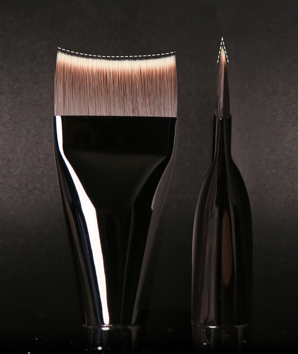 Painter D69 Curved Foundation Brush Ultra-Thin Wide Quick Makeup Streak-Free Beginner Makeup Brush 4