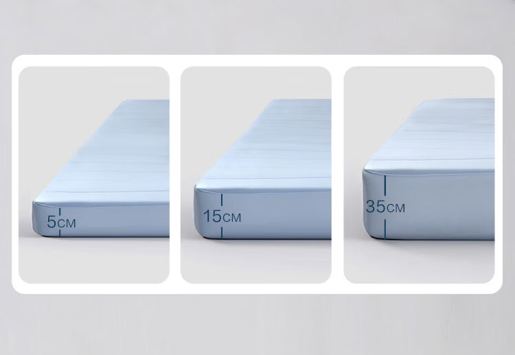 FUANNA x JDear JD.com Collaboration Hypoallergenic Deep Sleep Air Cushion Fitted Sheet Class A Ultra-Soft Washable Fitted Sheet 180x200cm 10
