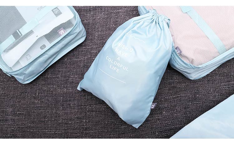 nome诺米七件套家居旅行多彩收纳袋行李打包袋子衣服内衣储物分装袋