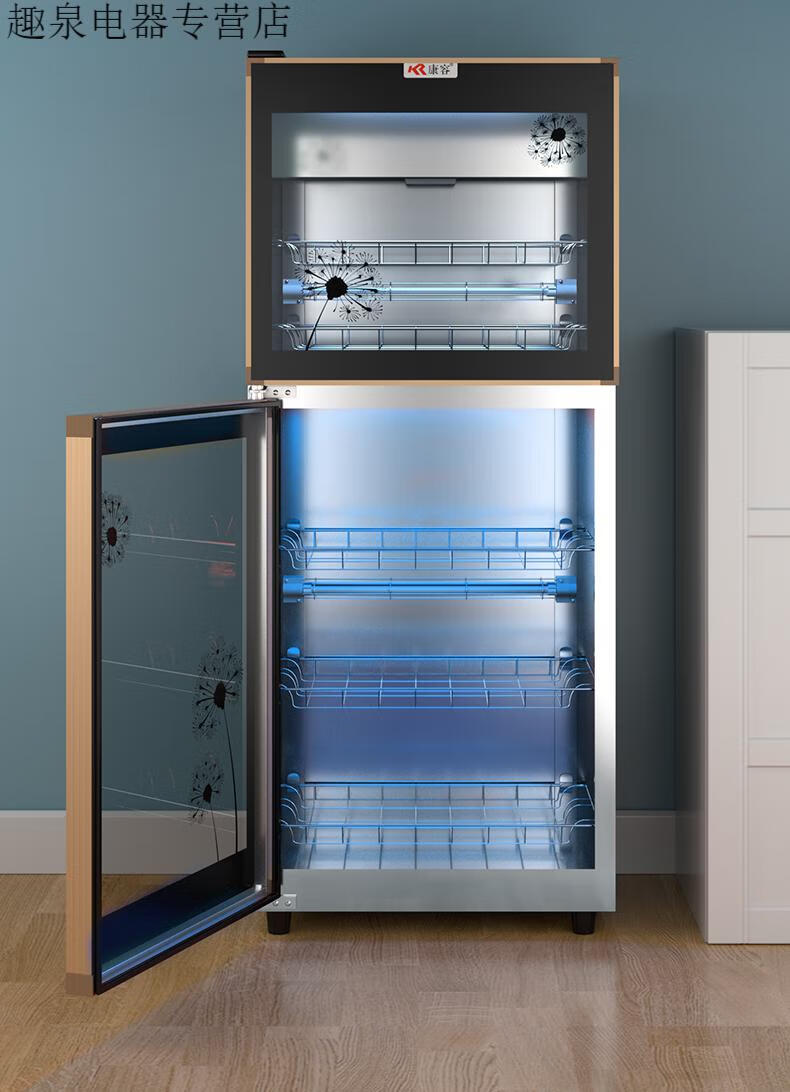 牙科牙模口腔科工具柜毛巾衣物紫外线臭氧消毒柜小型mi 188h1米高紫外