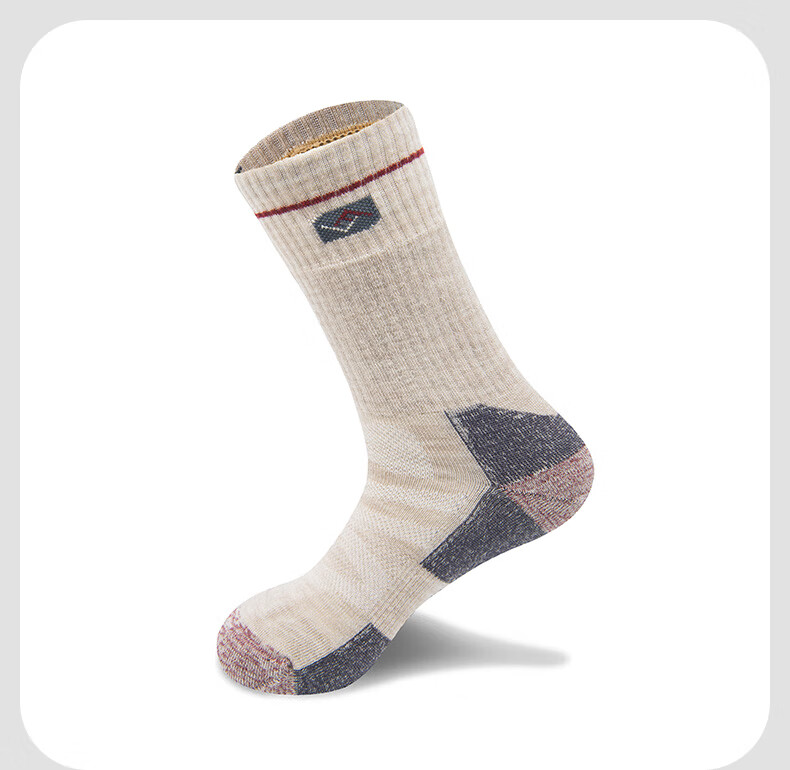 TFO 7th Generation Merino Wool Socks Comfortable Breathable Outdoor Sports Hiking Socks 2202506 Women's Apricot M 6