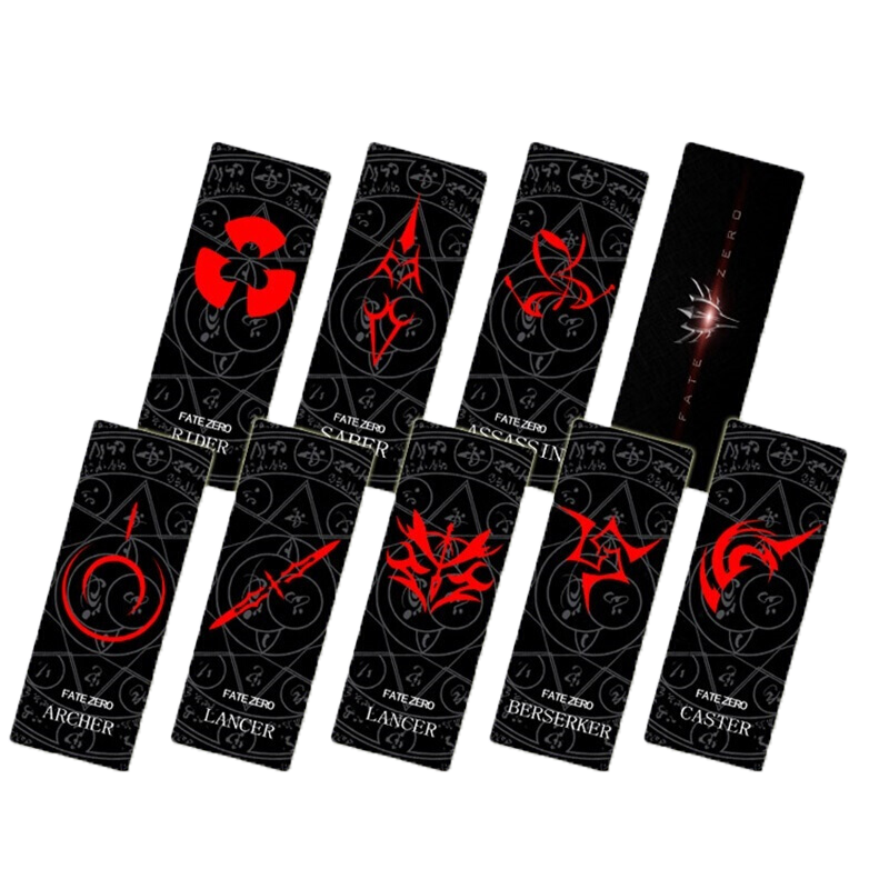 刻沫fgo贞德冲田总司尼禄金闪闪saberfate动漫周边半透明书签学生礼物
