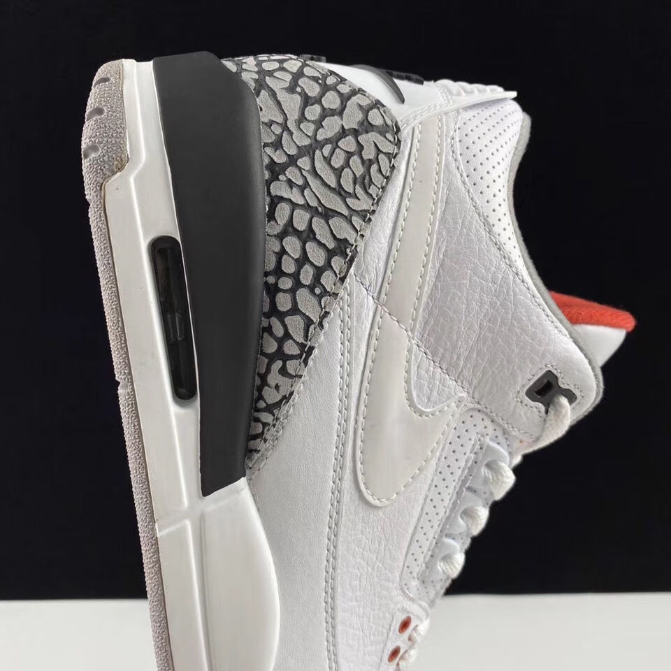 纯原aj3中帮jth联名款经典复刻男女情侣休闲运动鞋学生流行板鞋 白色