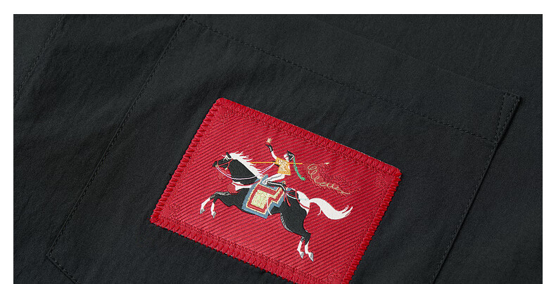 Biyinlefen [Palace Museum Court Culture Collaboration] 2026 Spring New Men's Casual Easy-Care Short Sleeve Shirt 9