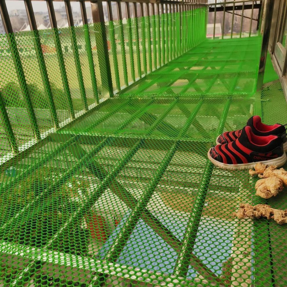 鹿凌青阳台防护网防坠网封窗拦猫晾晒防掉落东西小孔塑料网格养鸡围栏