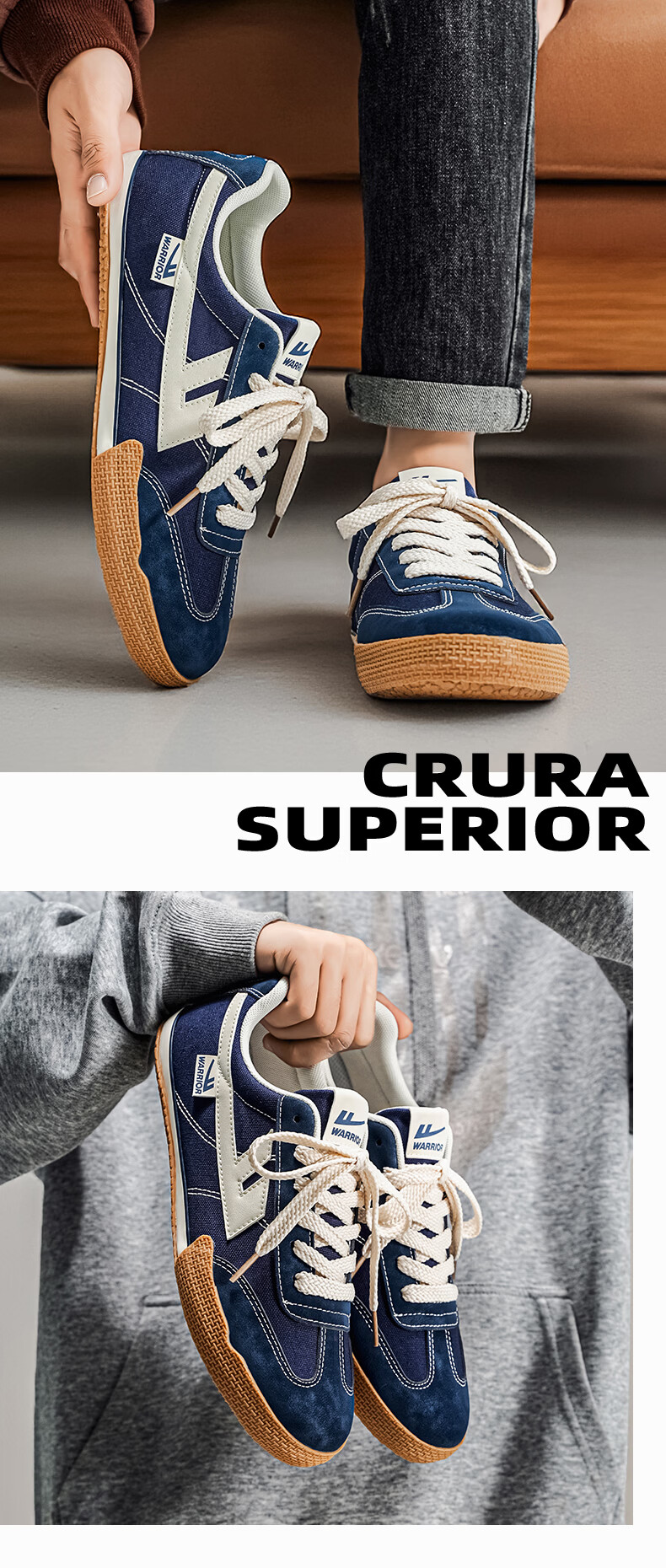 Warrior Official Canvas Shoes Men's Summer Low-top Training Shoes Men's Casual Sneakers 39 Beige 16