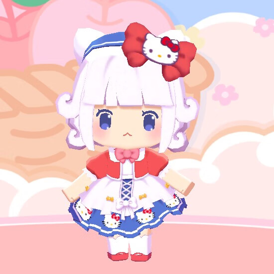 迷你世界皮肤酷库洛米拉沙儿美乐蒂苔丝云朵绒绒妮姆喵菲激活 芙洛丝