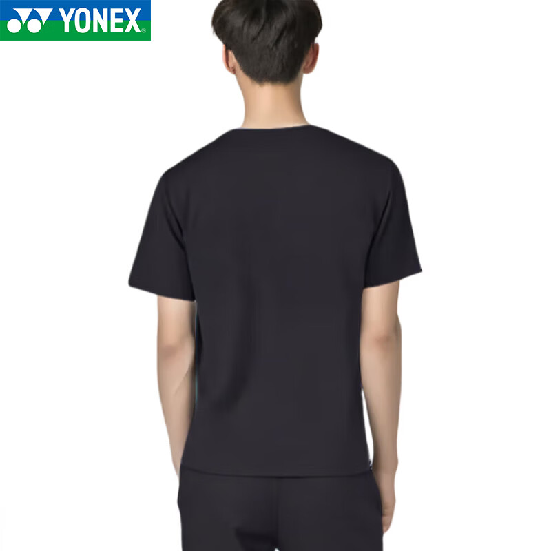YONEX Badminton Sports T-Shirt Short Sleeve Breathable Quick-Dry Men's 115095BCR Black 2XL 6