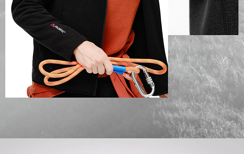 Biyinlefen POLARTEC Fleece New Technology 2025 Autumn Winter Men's Outdoor Stand Collar Knitted Jacket 6