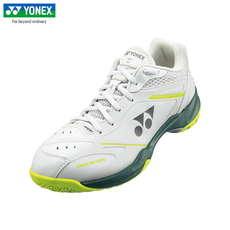 YONEX Badminton Shoes Power Cushion 65VA Axelsen Edition Competition Training Shoes SHBVAXEX Gray Beige Size 38 3
