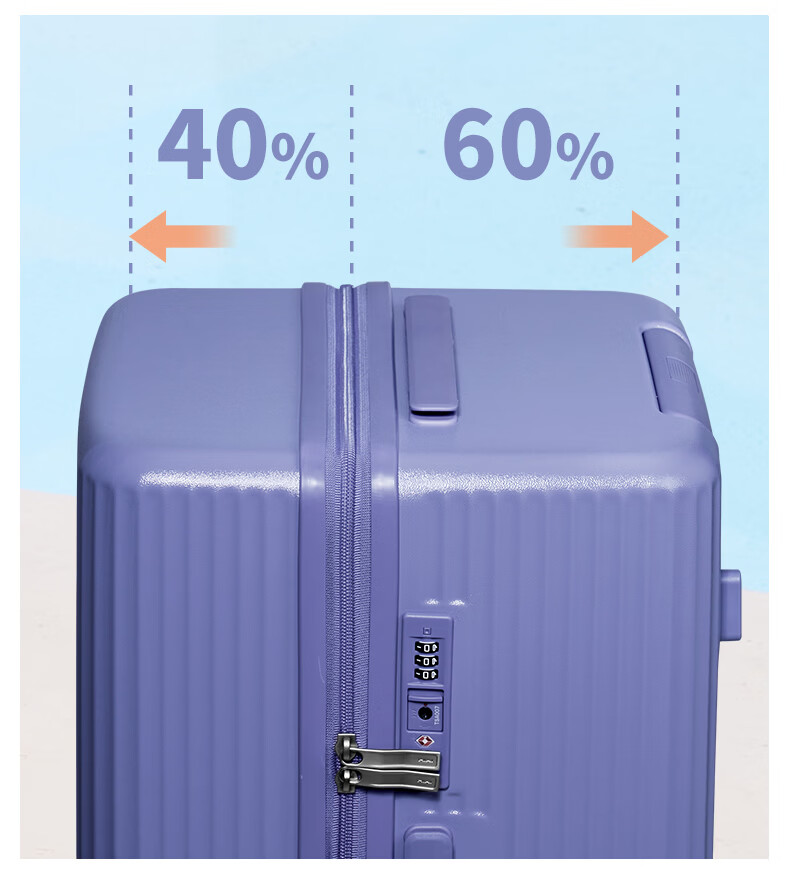 Mixi Large Capacity Deep Luggage Suitcase for Men And Women, Spinner Wheels, 28-Inch Carry-On, Lightweight Travel Case for Business Trips And Students 9
