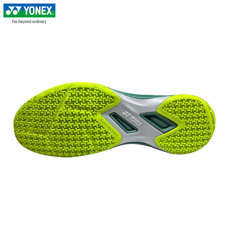 YONEX Badminton Shoes Power Cushion 65VA Axelsen Edition Competition Training Shoes SHBVAXEX Gray Beige Size 38 4