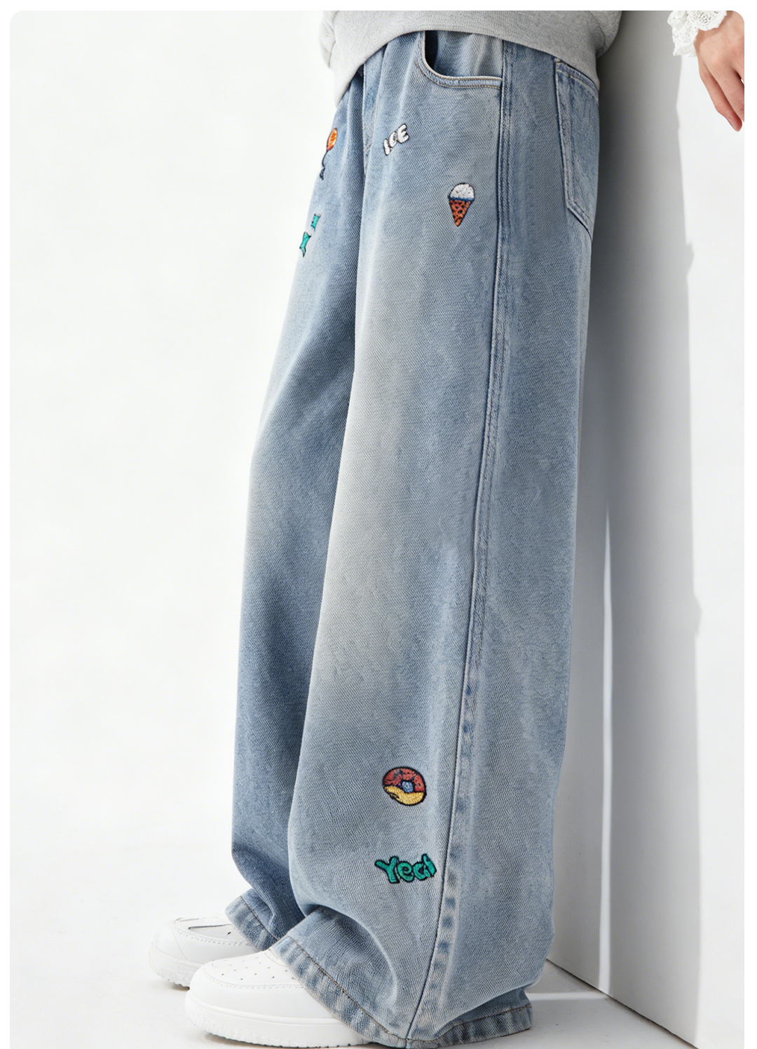 Disney Kids Cute Girls Autumn Outfit Fashionable Spring and Autumn Jeans 2026 New Stylish Sweatshirt Children's Clothing 28