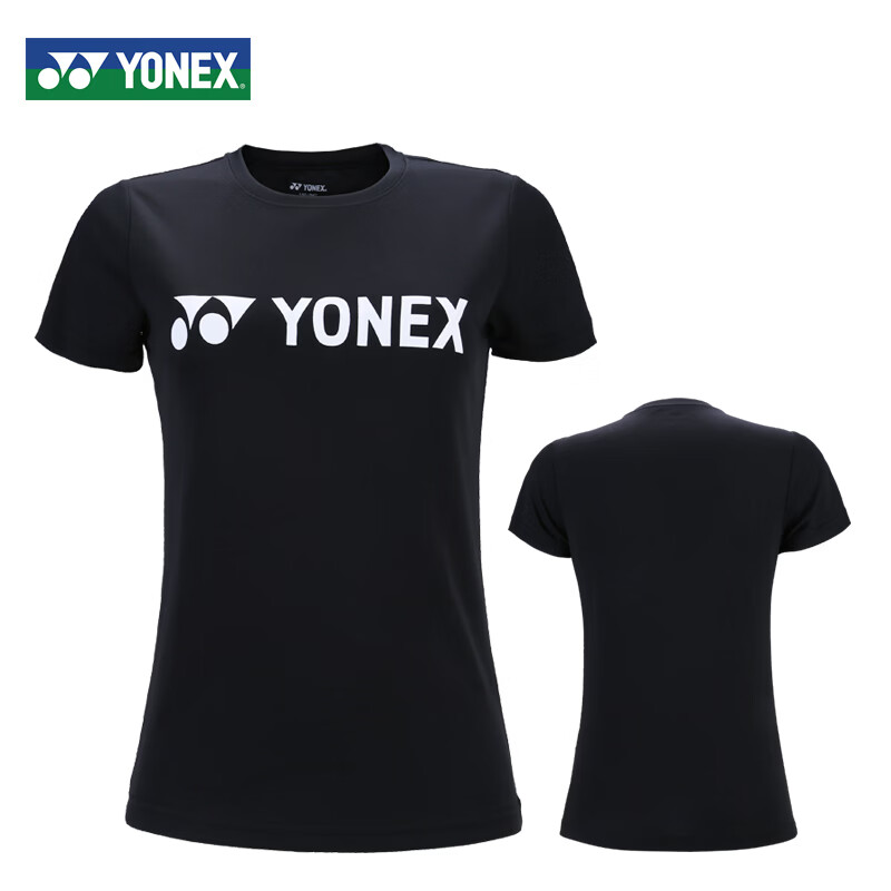 YONEX Badminton Sports T-Shirt Short Sleeve Breathable Quick-Dry Men's 115095BCR Black 2XL 2