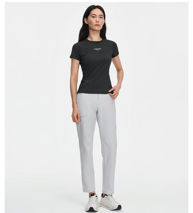 Biyinlefen [Eco-Friendly T] 2026 Spring Summer New Women's Outdoor Sweat-Resistant Sun-Protective Moisture-Wicking Quick-Dry Crew Neck Short Sleeve T-Shirt 7