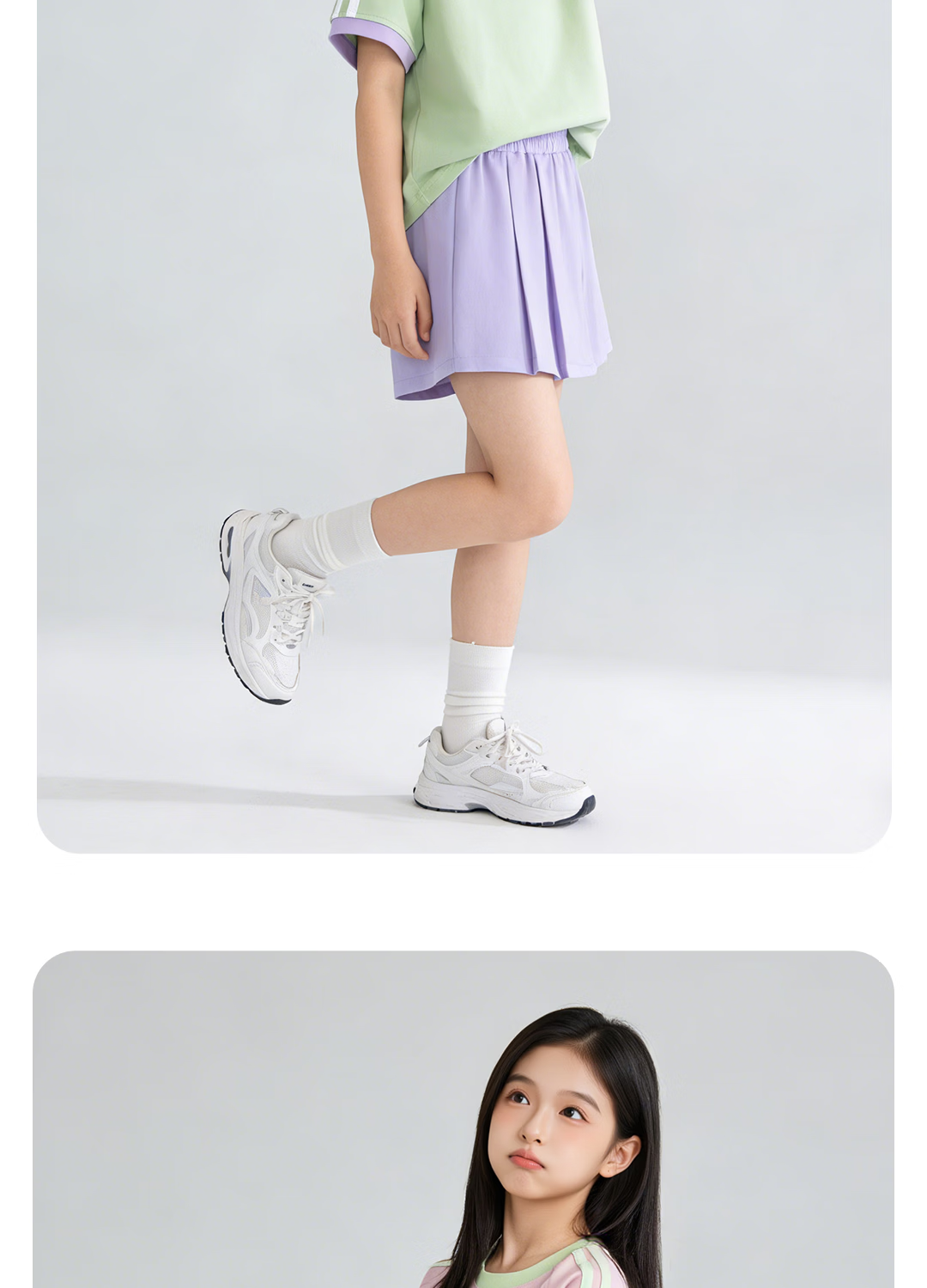 Disney Kids Cartoon Girls Dress 2026 Summer New Sports Children's Skirt Fashionable School Style Girls Pleated Skirt 24