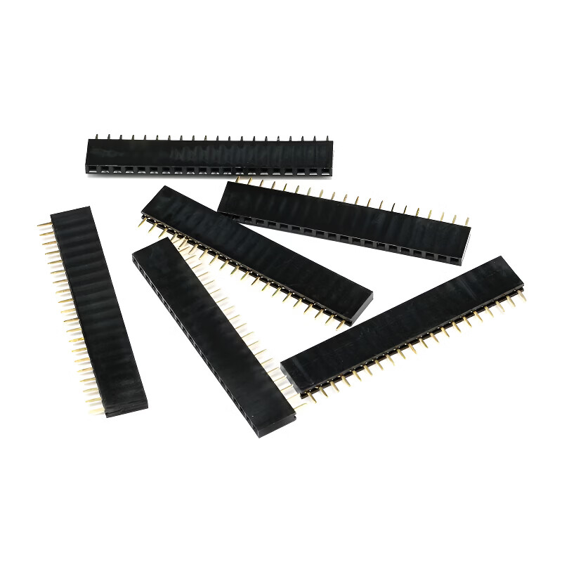 2.54 Single row female 2P3P4P5P6P7P8-40 pin pitch 2.54mm Single row direct insertion female socket 2P single row [2-piece set] thumbnail 3